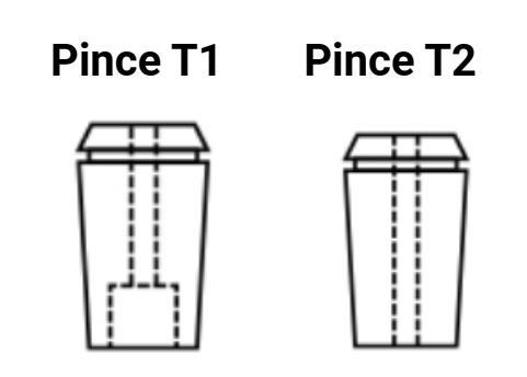 Clé de serrage Ecrou ER40 (Standard ou à roulement) Long.254 