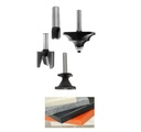 Mèche à profiler SolidSurface HW Brasé 1/4 de rond R6.4 Ø25.4 LC.13 LU.13 LT.62 Q12 Z2 Rlmt.à l'extrémité Neutre Rot.Droite 