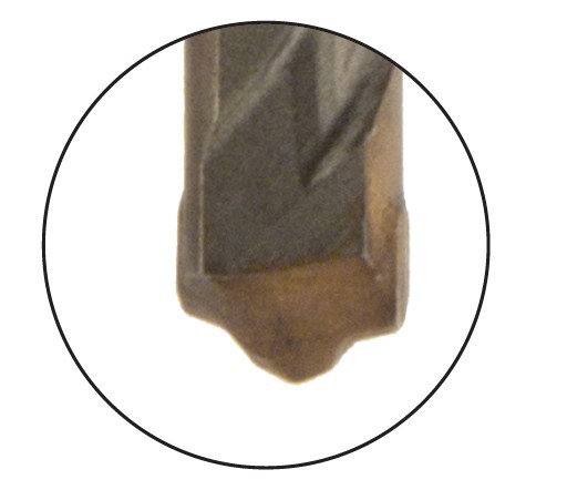 Foret béton HW brasé Pointe centreuse Ø5 LU.100 LT.160 Queue SDS+ Z2 