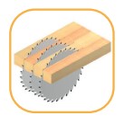 Lame circulaire HW Ø400 Ep.4.0 x 2.8 Z32 Dent.B.Alternée (WZ) Positif d30 TE02 (trio)