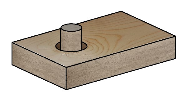 Mèche à bouchon Acier Ø20 LU.80 LT.140 Q13 Cylindrique Z4 Rot.Droite 