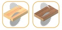 Lame circulaire HW Ø220 Ep.3.2 x 2.2 Z64 Dent.B.Alternée (WZ) Positif d30 TE02 (trio)
