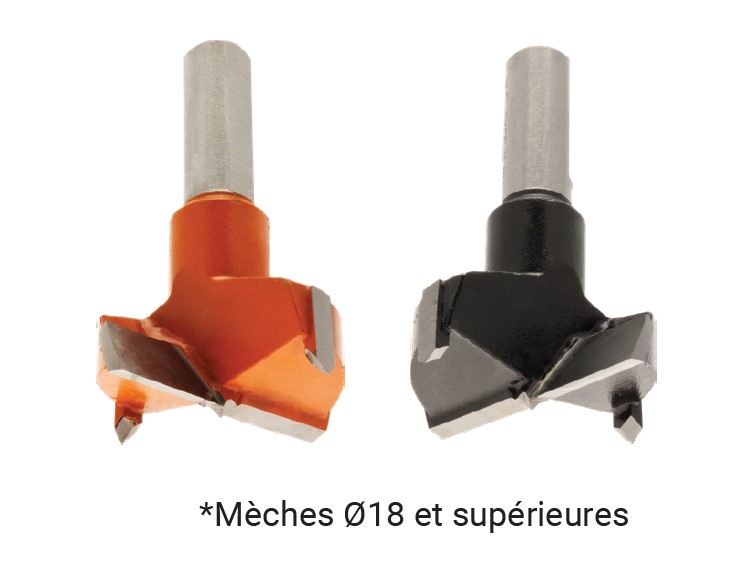 Mèche à percer HW brasé Borgne Ø6 LU.43 LT.70 Q10 Méplat Z2 Rot.Droite 