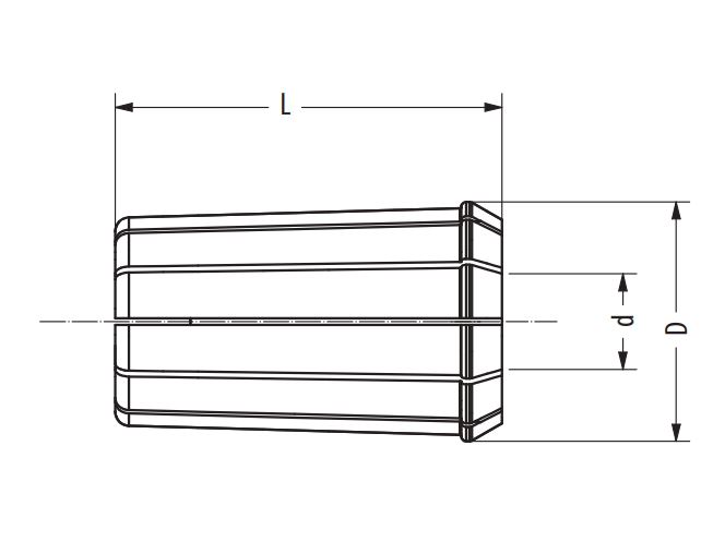 Pince de serrage EOC25 (GRS25) d7-6.5 D.35 LT.52 