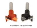Mèche à percer HW brasé Borgne Ø6 LU.30 LT.55.5 Q8 Méplat Z2 Rot.Droite 