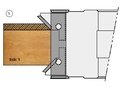 P.O. à calibrer à plaquettes HW + 2 logements pour secteurs Ø120 LU.50 d50 Z4+2+2 Biaise alternée positive/négative Rot.Gauche / Droite