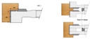 P.O. à feuillurer   extensible   à plaquettes HW  Ø 160  LU. 25.5 - 49.5  d 50  Z 4+4+4 