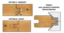 P.O. à profiler à plaquettes HW + 2 logements pour secteurs Languette Volet (dégraissé) Ø120 Ep.7 d50 Z2 Rot.Gauche / Droite
