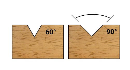 Mèche à graver   HWM   Pointe   60°  Ø 14  LC. 22  LU. 22  LT. 57  Q 8  Z 3  Rot. Droite 