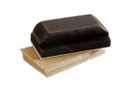Garniture pour cale à poncer Papier latex dos feutrine Stearat Larg.70 x120 GR.80 