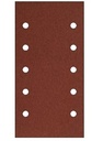 Feuille rectangulaire Corindon Papier dos feutrine 93 x 178 GR.40 8 trous