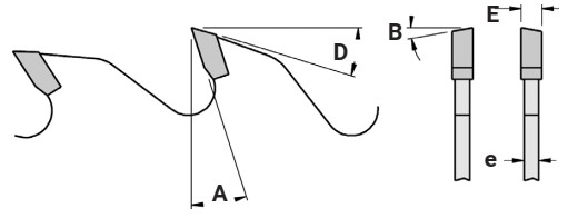 Lame circulaire HW Ø400 Ep.4.0 x 2.8 Z28 +2+4 racleurs Dent.B.Alternée (WZ) Positif d80 +2 clavettes 14x92