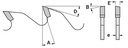 Lame circulaire HW Ø400 Ep.4.0 x 2.8 Z28 +2+4 racleurs Dent.B.Alternée (WZ) Positif d80 +2 clavettes 14x92