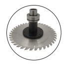 Contre-flasque pour porte-lame   Alésage Ø30 + 6/M6/90  D. 110 Pour KD170.HSK30