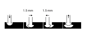 Fraise   Diamant   Lamello Clamex P/Tenso/Divario  Ø 100.4  LU. 7  d 22 + TEF 4/4.5/36  Z 3  Rot. Droite 