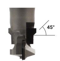Mèche à profiler   Diamant   Profilé Alu   Trapèze (LMC Y15)  Ø 26.5  LC. 17  LU. 17  LT. 80  Q 16  Z 2   Biaise négative  Rot. Droite 