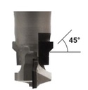 Mèche à profiler   Diamant   Profilé Alu   Trapèze (LMC Y15)  Ø 26.5  LC. 17  LU. 17  LT. 80  Q 16  Z 2   Biaise négative  Rot. Droite 