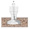 Mèche à profiler   Diamant   Profilé Alu   Trapèze (LMC Y15)  Ø 26.5  LC. 17  LU. 17  LT. 80  Q 16  Z 2   Biaise négative  Rot. Droite 