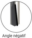 Mèche à défoncer Diamant ( H=3.5) Finition Ø4 LC.10 LU.13 LT.60 Q6 Z1 Coupe neutre Rot.Droite - Corps HWM