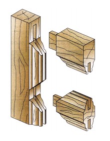 Mèche à profiler à plaquettes HW Chanfrein 45° Ø75 LC.27 LU.27 LT.46 Z2 Neutre Rot.Droite (Sans queue) - d=20