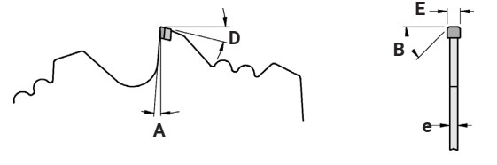 Lame circulaire Diamant Ø160 Ep.2.2 x 1.6 Z24 Dent.Trap. (TR) Négatif d20 ( H3.0)