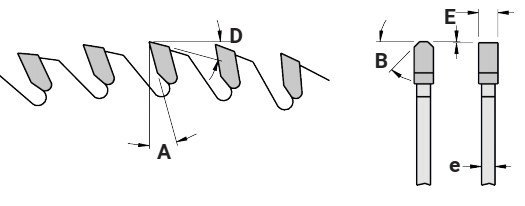 Lame circulaire HW Ø400 Ep.4.0 x 3.2 Z96 Dent.Gouge Conique (HZ/DZ) Positif d30 TE06 (2/11/63)