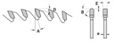 Lame circulaire HW Ø320 Ep.4.4 x 3.2 Z60 Dent.Trap.Plate (FZ/TR) Positif d65 TE15 (2/9/100 + 2/9/110)