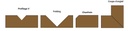 Mèche à graver à plaquettes HW Pointe 60° Ø26 LC.23 LU.23 LT.61 Q12 Z1 Neutre Rot.Droite 
