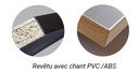 Mèche à affleurer à plaquettes HW Chanfrein 45° Ø26 LC.10 LU.10 LT.59 Q8 Z2 Rlmt.à l'extrémité Rot.Droite 