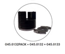 P.O. à profiler   + complémentaire hauteur variable   à plaquettes HW   Bouvetage   Dents de scie Pas=5mm  Ø 131  LU. 80  d 50  Z 2 Rot. Droite