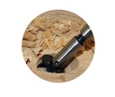 Mèche à façonner à pointe interchangeable Acier Wavecutter Ø20 LU.60 LT.90 Conique + Méplat Z2+2 Rot.Droite 