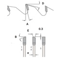 Lame à rainer HW Ø120 Ep5.0/3.5 Al35 + 2xTEF 4/6.3/50 (Biesse) Z35 B.Alt. Plate Pos.