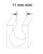 Mèche à profiler   à plaquettes HW   Boule   R9.5  Ø 19  LC. 17  LU. 17  LT. 67  Q 12  Z 2   Biaise positive  Rot. Droite 