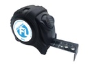 Mètre ruban noir 8m Rés.1mm Larg.25mm FL