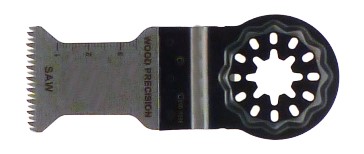 Lame de scie oscillante   Droite   HSS Co (Bimétal)  Dent. Japonaise  LU 50  Larg. 35  Pas  1.8   Starlock 