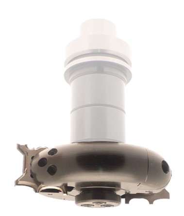 P.O. ROTOPROFIL CN  Ø 125  d 30  Z 2 Rot. Droite   + Support MEC - V4