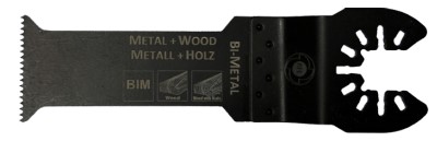 Lame de scie oscillante   Droite   HSS Co (Bimétal)  Dent. Fraisée avoyée  LU 68  Larg. 32  Pas  1.4   Universelle 