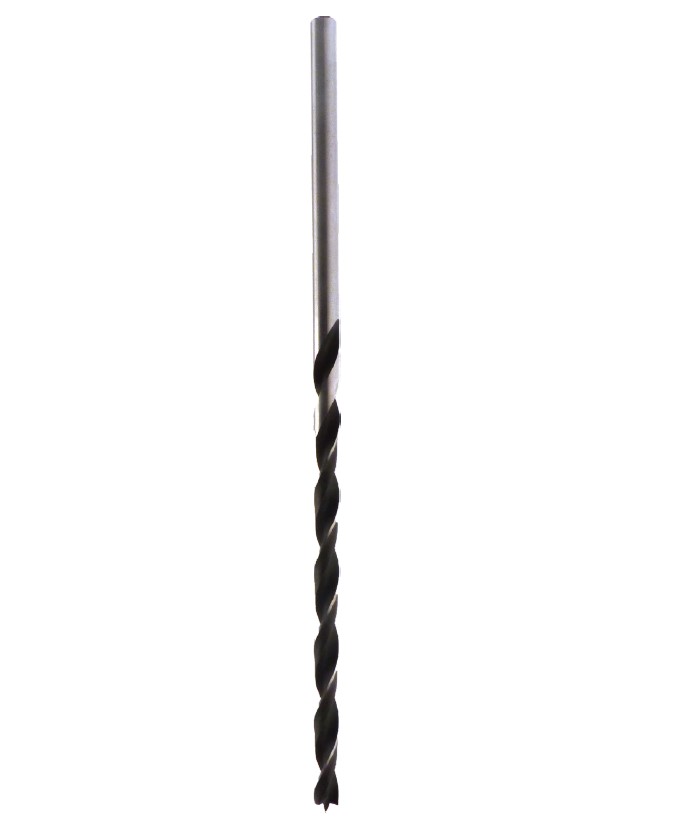 Mèche à percer HSS 3 pointes Ø12 LU.200 LT.240 Q10 Cylindrique Z2 Rot.Droite Série longue