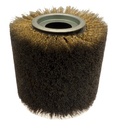 Brosse à défibrer   Acier laitonné  Ø 180  Ht. 160  d 50 