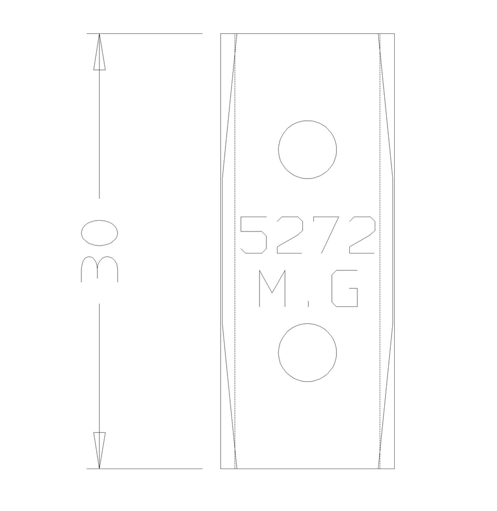 PLAQ. 30X12X1.5 CB COMPENSEE SPECIALE MELAMINE