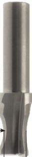 Mèche à profiler HWM Bord de table Rayon R12 Ø16-12 LC.12 LU.12 LT.70 Q16 Z3 Neutre Rot.Droite 
