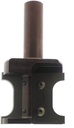 Mèche à profiler   à plaquettes HW   MULTIPROFIL   Type 4  Ø 60  LU. Section 39x18  LT. 100  Q 20  Z 2   Neutre  Rot. Droite 