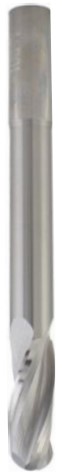 Mèche à profiler HWM Hémisphérique R5 Ø10 LC.30 LU.100 LT.140 Q10 Z2 Hél. Positive Rot.Droite GPH