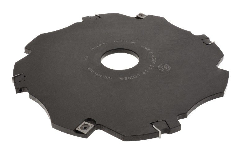 P.O. enfourchement à plaquettes HW Ø248 Ep.8 d50 Z3+3+3 Rot.Gauche / Droite