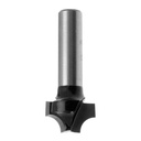 Mèche à profiler   HW Brasé   1/2 rond   R5  Ø 21  LC. 18  LU. 18  LT. 48  Q 8  Z 2  Rot. Droite 