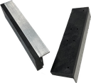 Jeu de mordaches magnétique aluminium / PEHD Lg.125 