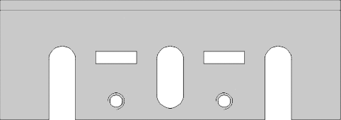 Fer rabot portatif   HW  Long. 82  Larg. 29  Ep. 3 