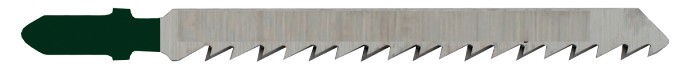 Carte de 25 lames de scie sauteuse   Acier CrV  Dent. Rectifiée / Dos dépouillé  LU 75  Pas  4.0   Universelle (en T) 