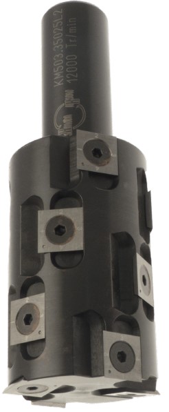 P.O. à calibrer à plaquettes HW Ø50 LU.80 d25 (queue) Z2+2 Fractionnée Neutre Rot.Droite