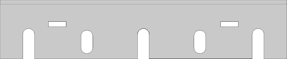 Fer rabot portatif   HW  Long. 170  Larg. 35  Ep. 3 